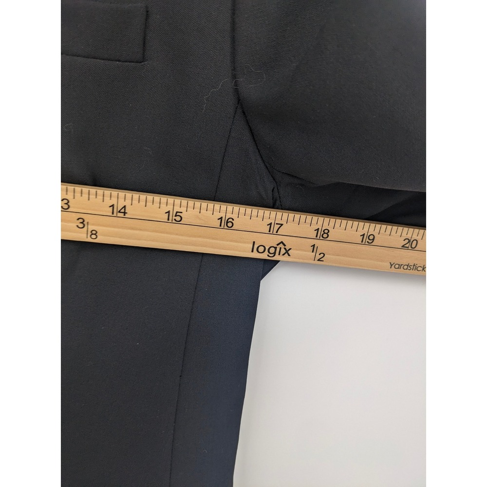 J.Crew Bi Stretch Wool Blend Blazer Womens 6 Black Jacket Corpcore Office Career - Picture 7 of 8